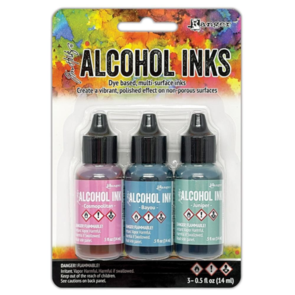 Ranger Ink Tim Holtz Alcohol Ink .5oz 3/Pkg - Getaway