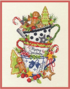 Dimensions Counted Cross Stitch Kit - Christmas Tea