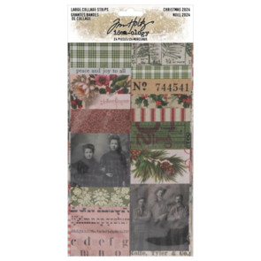 Idea-Ology Tim Holtz - Large Collage Strips - Christmas 2024