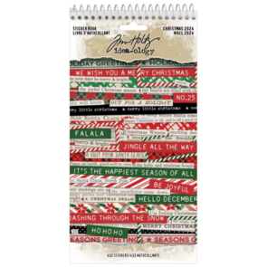 Idea-Ology Tim Holtz - Sticker Book - Christmas 2024