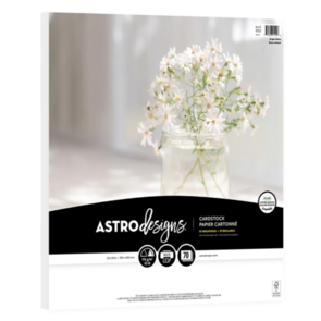 Neenah Astrodesigns 65lb Cardstock Pack 12"X12" 70/Pkg - White