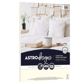 Neenah Astrodesigns 65lb Cardstock Pack 8.5"X11" 50/Pkg - Cream