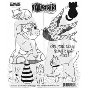 Stampers Anonymous Dyan Reaveley's Dylusions Cling Stamp Collections 8.5"X7"