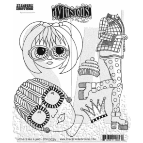 Stampers Anonymous Dyan Reaveley's Dylusions Cling Stamp Collections 8.5"X7"