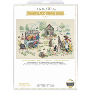 Dimensions Cross Stitch Kit - Gold Collection Blissful Moments