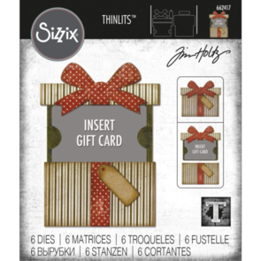 Sizzix Thinlits Dies By Tim Holtz 6/Pkg - Gift Card Package