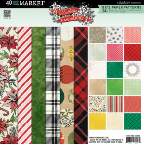 49 and Market 49 And Market Paper Pad 12"X12" 24/Pkg - Mistletoe And Memories