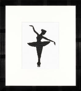 Lanarte  Cross Stitch Kit - Ballet silhouette I