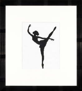 Lanarte  Cross Stitch Kit - Ballet silhouette II