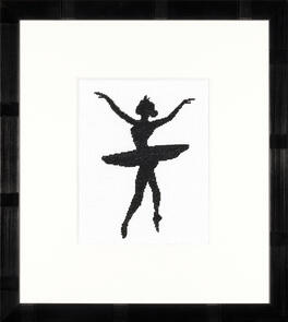 Lanarte  Cross Stitch Kit - Ballet silhouette III