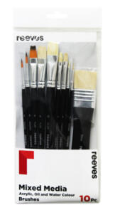Reeves Mixed Media Brush Pack/10