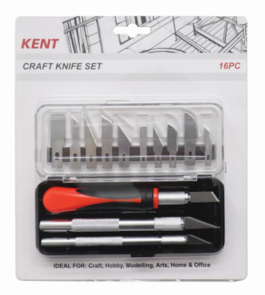 Kent Craft Knife Set 16pc
