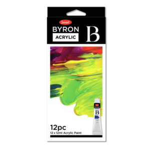 Byron Acrylic Paint 12ml Set 12