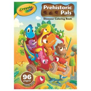 Crayola Prehistoric Pals Coloring Book With Stickers 96pg