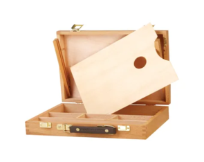 Jasart Artist Wooden Paint Box 1-Tier Small