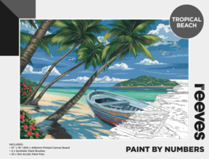 Reeves Paint by Number - Tropical Beach