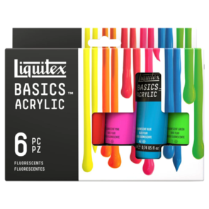 Liquitex Basics Acrylic 22ml Set of 6 - Fluro