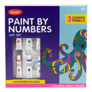 Jasart Kids Paint By Numbers Art Set