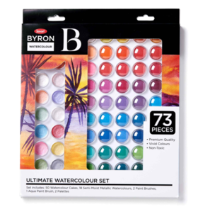 Byron Ultimate Watercolour Set - 73pc