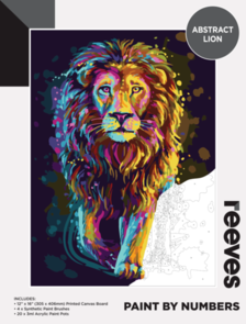 Reeves Paint By Numbers - Abstract Lion