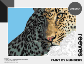 Reeves Paint by Number - Cheetah