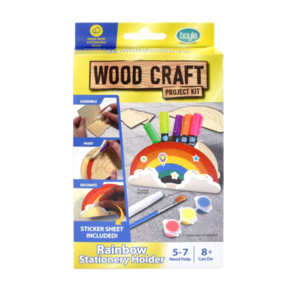 Boyle WoodCraft Kit - Rainbow Stationery Holder