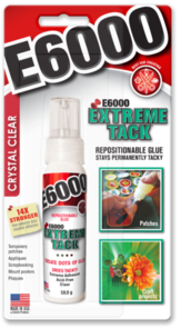 Eclectic Products E6000 Extreme Tack- Repositonable Glue