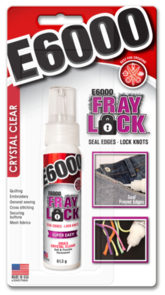 Eclectic Products E6000 Fray Lock - Crystal Clear