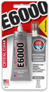 Eclectic Products E6000 Adhesive with Precision Tips - Crystal Clear