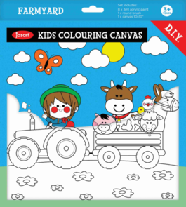 Jasart Kids Colouring Canvas