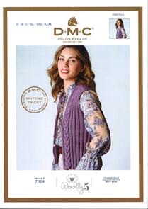 DMC Waistcoat DMF7014 - Knitting Pattern