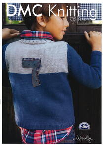 DMC 1589L2 Boy's Jumper - Knitting Pattern / Kit