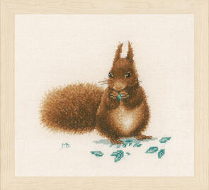 Lanarte  Cross Stitch Kit - Squirrel