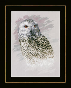 Lanarte  Cross Stitch Kit - Snowy Owl