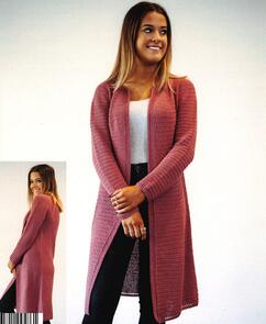 Alpaca Yarns 2430 Crochet Ladies Cardigan - Crochet Pattern / Kit