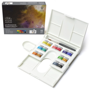 Winsor & Newton Professional Watercolour 15pc Field Set
