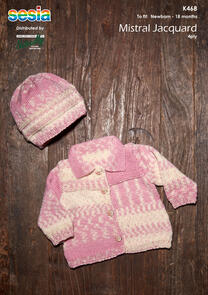 Naturally Knitting Pattern - K468 - Sweater & Hat