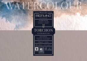 Fabriano Studio Torchon Watercolour Pad 12 pk - 270gsm Rough A3