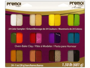 Sculpey Premo Accents Set - Colour Sampler Pack/24