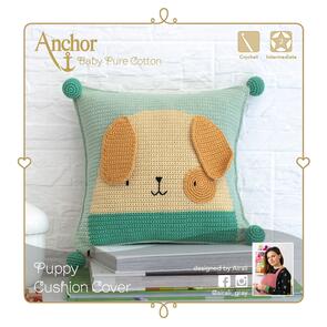 Anchor Crochet Kit: Cushion - Puppy