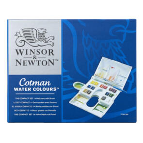 Winsor & Newton Cotman Watercolour Field Set 14 x Half Pans