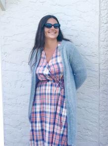 Touch Yarns #99 Long Mohair Cardigan - Knitting Pattern / Kit