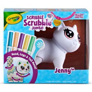 Crayola Scribble Scrubbie Pets - Jumbo Cat - Jenny