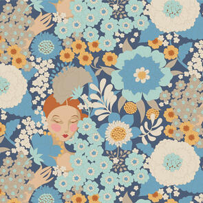 Tilda Wallflower || Wallflower - Blue