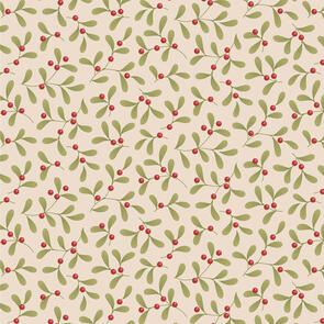 Tilda Merry Little Christmas - Mistletoe Cream