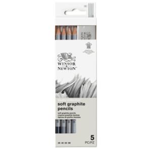 Winsor & Newton Graphite Pencil Soft Set/5