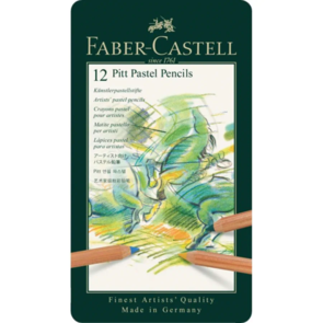 Faber-Castell Pitt Pastel Pencil - Tin of 12