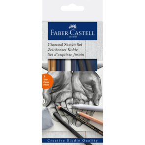 Faber-Castell Goldfaber Charcoal Sketch Set