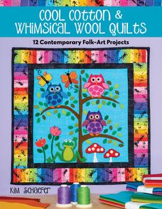 C&T Publishing Cool Cotton & Whimsical Wool Quilts
