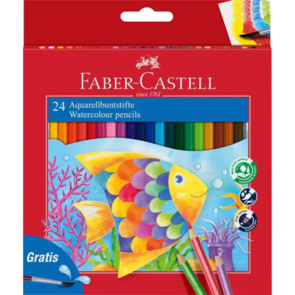 Faber-Castell (FSC) Classic Watercolour Pencils - Pack of 24